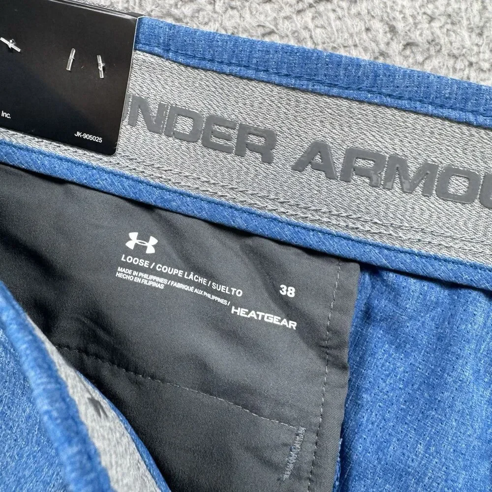Under‎ Armour Shorts Mens 38 Blue UA Matchplay Flat Front Chino NWT